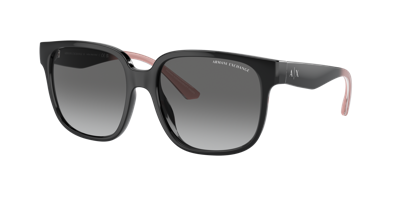Armani Exchange Woman Sunglasses Ax4136su In Gradient Grey