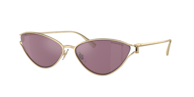 Tiffany & Co . Woman Sunglasses Tf3095 In Pink Mirror