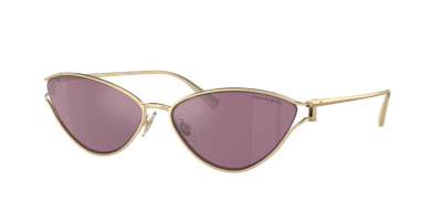 Tiffany & Co . Woman Sunglass Tf3095 In Pink Mirror