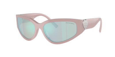 Tiffany & Co . Woman Sunglasses Tf4217 In Light Brown Blue