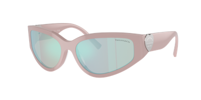 Tiffany & Co . Woman Sunglass Tf4217 In Light Brown Blue