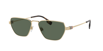 Burberry Man Sunglasses Be3146 In Dark Green