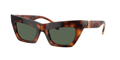 Burberry Woman Sunglasses Be4405 In Dark Green