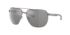 Armani Exchange Man Sunglasses Ax2047s In Grey Mirror Silver Polar