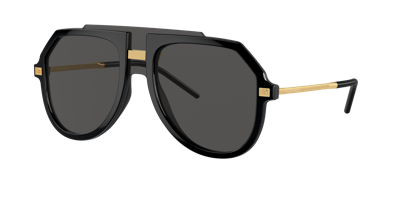 Dolce & Gabbana Dolce&gabbana Man Sunglass Dg6195 In Dark Grey