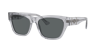 Versace Ve4457f Square Sunglasses, 55mm In Dark Grey