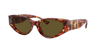Versace Women's Polarized Sunglasses, Ve4454 In Brown