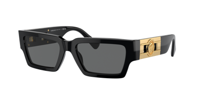 Versace Unisex Sunglasses Ve4459f In Dark Grey