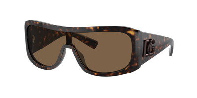Dolce & Gabbana Dolce&gabbana Man Sunglasses Dg4454 In Dark Brown