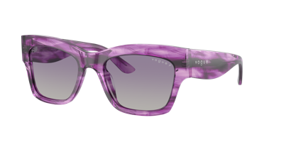 Vogue Eyewear Woman Sunglasses Vo5524s In Grey Gradient Violet Polarized