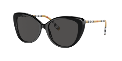 Burberry Women's Low Bridge Fit Sunglasses Be4407f In Dark Grey