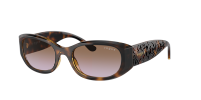 Vogue Eyewear Woman Sunglasses Vo5525s In Violet Gradient Brown