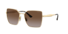 Vogue Eyewear Vo4284s Square-frame Sunglasses In Gradient Brown Polar