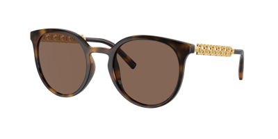 Dolce & Gabbana Dolce&gabbana Woman Sunglass Dg6189u In Dark Brown