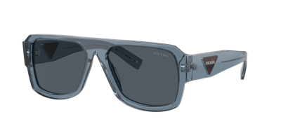 Prada Symbole Pilot Men's Sunglasses, Pr 22ys In Dark Grey