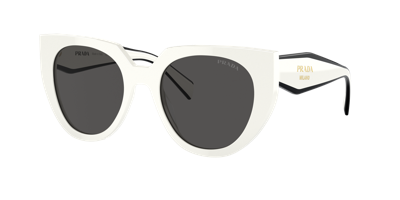 Prada Woman Sunglasses Pr 14ws In Dark Grey