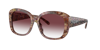 Coach Woman Sunglasses Hc8363u Ch564 In Purple Clear Gradient