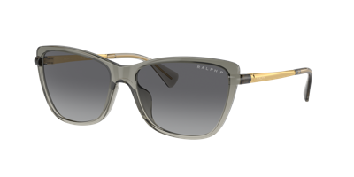 Ralph Woman Sunglasses Ra5308u In Light Grey Gradient Grey Polar