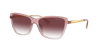 Ralph Woman Sunglasses Ra5308u In Clear Gradient Dark Violet