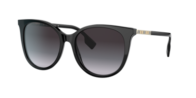 Burberry Woman Sunglasses Be4333f Alice In Grey Gradient