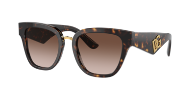 Dolce & Gabbana Dolce&gabbana Woman Sunglass Dg4437 In Gradient Brown