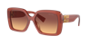 Miu Miu Woman Sunglass Mu 10ys In Orange Gradient Violet