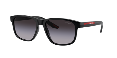 Prada Linea Rossa Man Sunglasses Ps 06ys In Grey Gradient