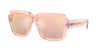 Ray Ban Ray In Light Violet,rose Gold