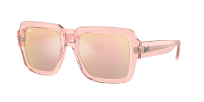 Ray Ban Ray In Light Violet,rose Gold