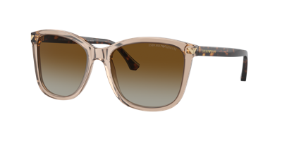 Emporio Armani Woman Sunglasses Ea4060 In Gradient Brown Polar