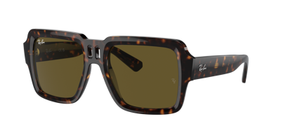 Ray Ban Magellan Bio-based Sonnenbrillen Havana Fassung Braun Glas 54-19