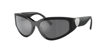 Tiffany & Co . Woman Sunglasses Tf4217 In Grey Mirror Black