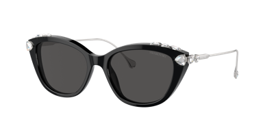 Swarovski Sk6010 Sunglasses In Dark Grey