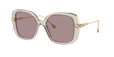 Swarovski Sk6011 Square-frame Acetate Sunglasses In Violet