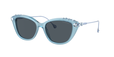 Swarovski Woman Sunglasses Sk6010 In Dark Grey
