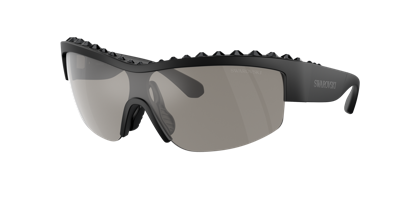 Swarovski Woman Sunglasses Sk6014 In Light Grey Mirror Silver