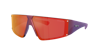 Arnette Man Sunglasses An4332 Saturnya In Dark Grey Mirror Red,yellow
