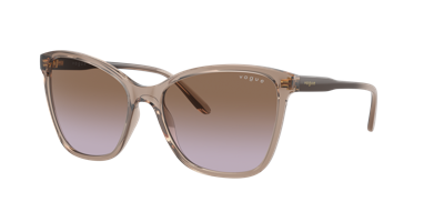 Vogue Eyewear Woman Sunglasses Vo5520s In Violet Gradient Brown