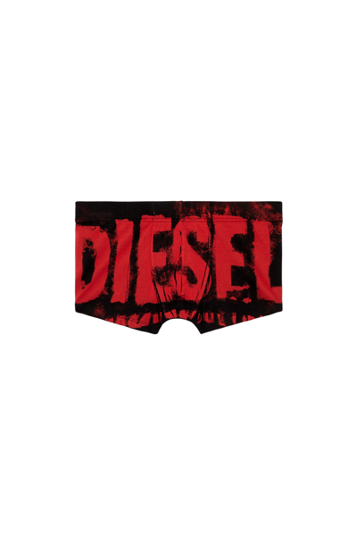 Diesel Boxer Con Logo Super Sfocato In Brown