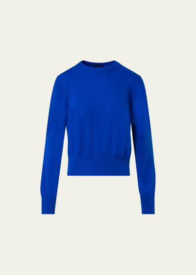 Akris Short Cashmere Sweater In Ink