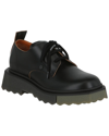 Off-white Sponge Sole Lace-up Derby Shoes