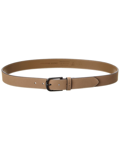 Ted Baker Grisham Leather Belt In Brown