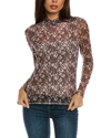 Ted Baker Womens Nude-pink Jumila Graphic-print High-neck Stretch-recycled Polyester Top In Pink