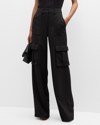 VERONICA BEARD SAUL CREPE CARGO PANTS