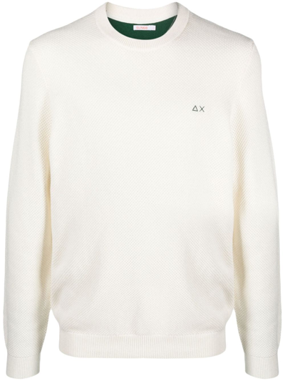Sun68 Wool Sweater In White