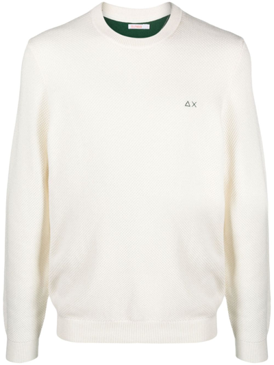 Sun68 Wool Jumper In White