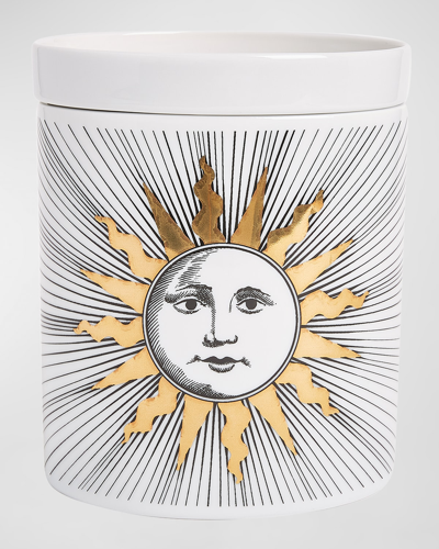 Fornasetti Immaginazione Nel Mentre Large Candle In White