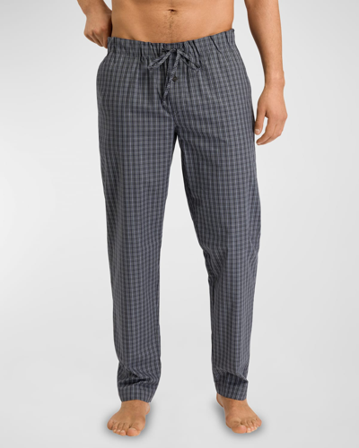 Hanro Night And Day Woven Lounge Trousers In Casual Check