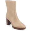 Journee Collection Romer Tru Comfort Platform Bootie In Multi