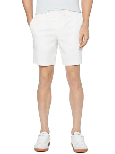 Penguin By Munsingwear Mens Slim Fit 8" Inseam Khaki Shorts In White